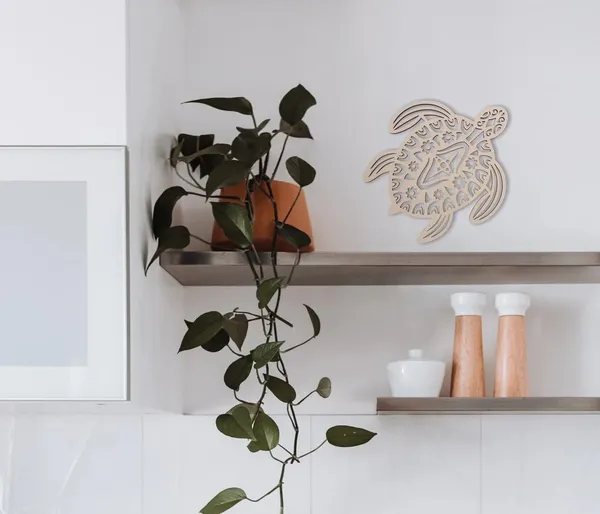 Beige_Wooden_Shape_Turtle_Home_Decor