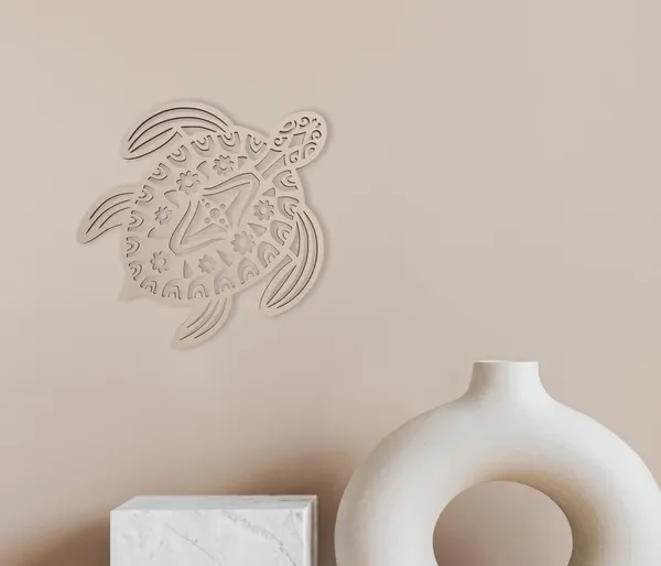Beige_Wooden_Shape_Turtle_Home_Decor