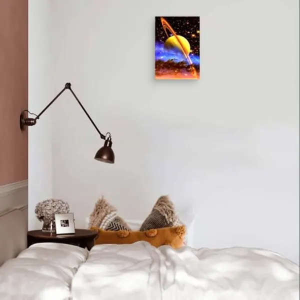 Multicolour_Satellite_Metal_Wall_Art_Glossy_Aluminum_Photo_Print_Home_Decor