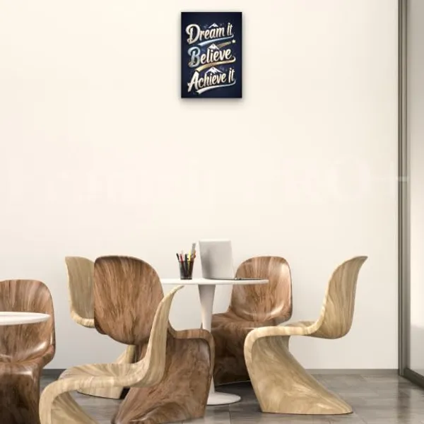 Multicolour_Dream_It_Believe_Achieve_It_Metal_Wall_Art_Motivational_Quote_Aluminum_Photo_Print_Home_Decor