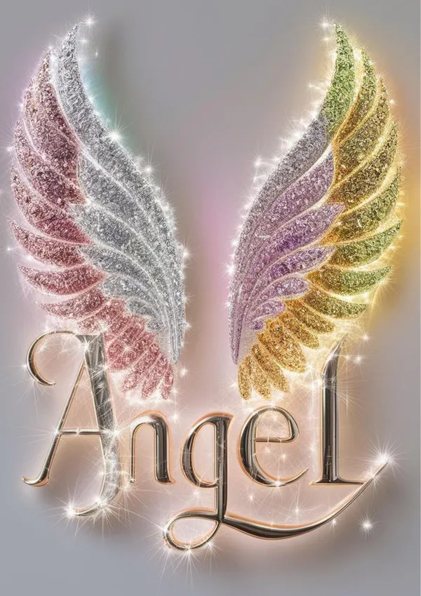 Multicolour_Angel_Wings_Metal_Wall_Art_Glossy_Aluminum_Photo_Print_Home_Decor