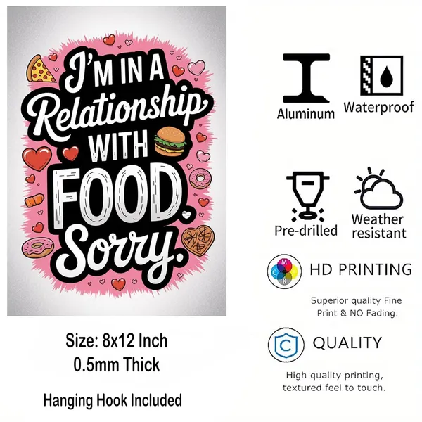 Multicolour_Funny_Food_Quote_Glossy_Metal_Wall_Art_Home_Decor