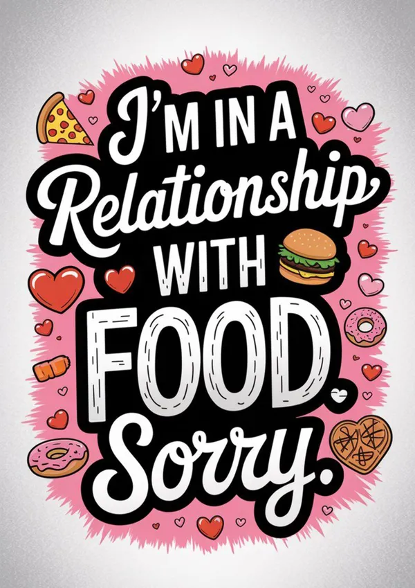 Multicolour_Funny_Food_Quote_Glossy_Metal_Wall_Art_Home_Decor