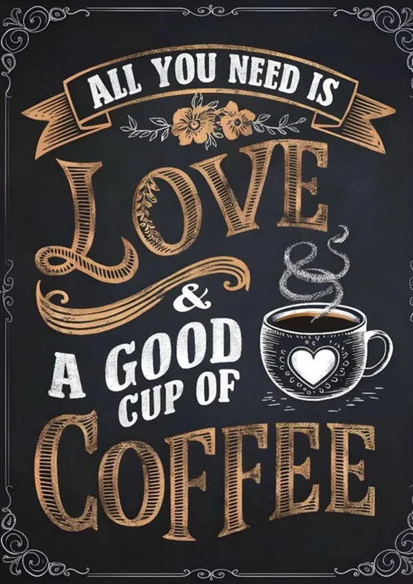 Multicolour_Coffee_Wall_Art_Glossy_Aluminum_Print_All_You_Need_Is_Love_A_Good_Cup_Of_Coffee_Quote_Waterproof_Hd_Printed_Poster_X_Home_Decor
