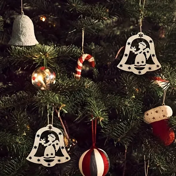 Beige_Wooden_Christmas_Bell_Ornaments_Star_Cutout_Diy_Hanging_Pendants_Kids