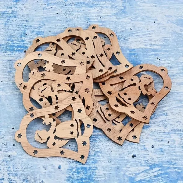 Beige_Wooden_Christmas_Bell_Ornaments_Star_Cutout_Diy_Hanging_Pendants_Kids