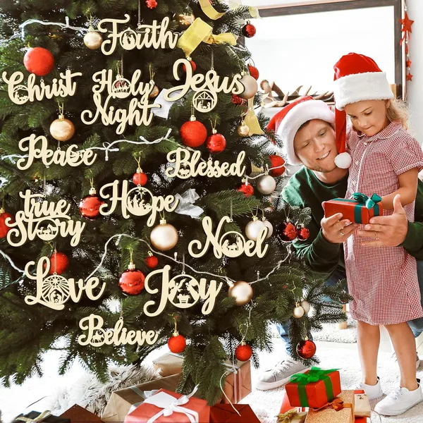 Beige_Christmas_Nativity_Scene_Tree_Ornaments_Christmas_Wooden_Hanging_Ornaments_Word_Sign_Religious_Letter_Hanging_Craft_General