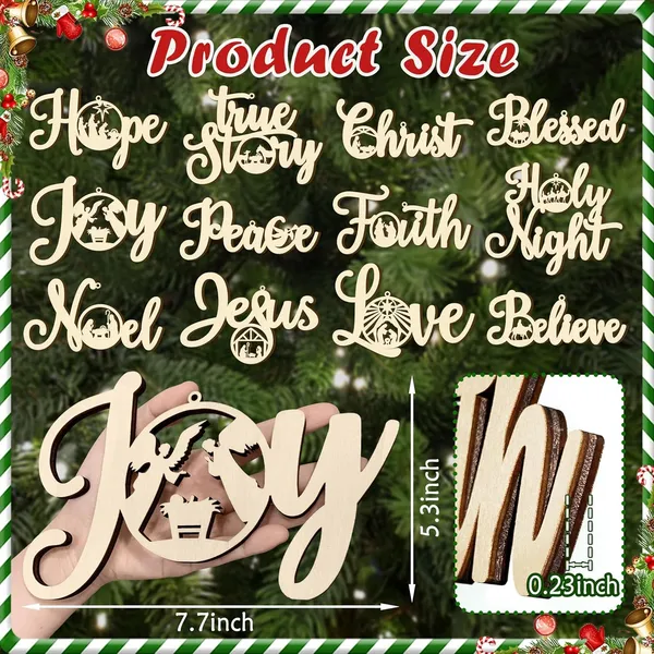 Beige_Christmas_Nativity_Scene_Tree_Ornaments_Christmas_Wooden_Hanging_Ornaments_Word_Sign_Religious_Letter_Hanging_Craft_General