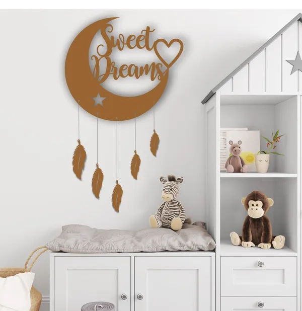 Beige_Wooden_Sweet_Dreams_Inch_Laser_Cut_Wooden_Wall_Decor_Nursery_Baby_Theme_Mdf_Cutout_Home_Decor_Baby