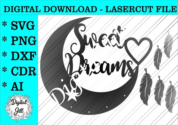 Beige_Wooden_Sweet_Dreams_Inch_Laser_Cut_Wooden_Wall_Decor_Nursery_Baby_Theme_Mdf_Cutout_Home_Decor_Baby