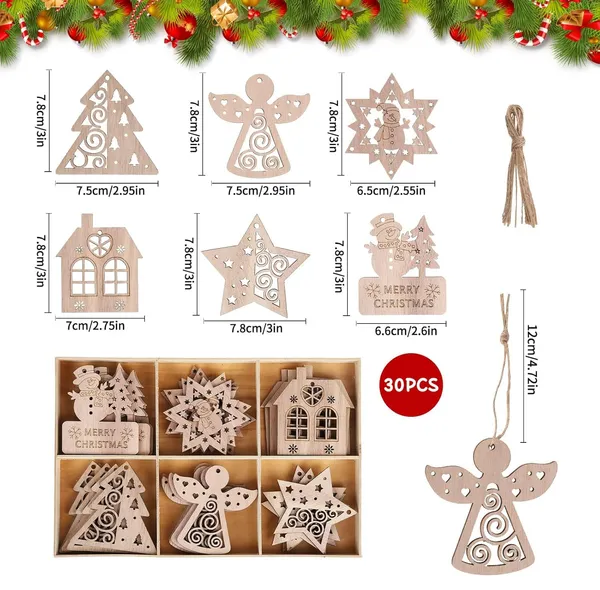 Beige_Christmas_Tree_Wooden_Ornaments_Diy_And_Craft