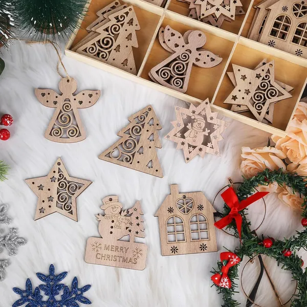Beige_Christmas_Tree_Wooden_Ornaments_Diy_And_Craft