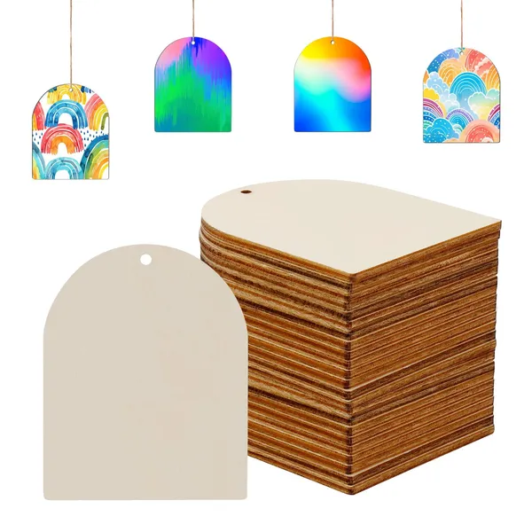 Beige_Unfinished_Wooden_Gift_Ornaments_Diy_Craft_Birthday_Present_Paintable_Blank_Natural_Arch_Door_Cutouts_Diy_And_Craft