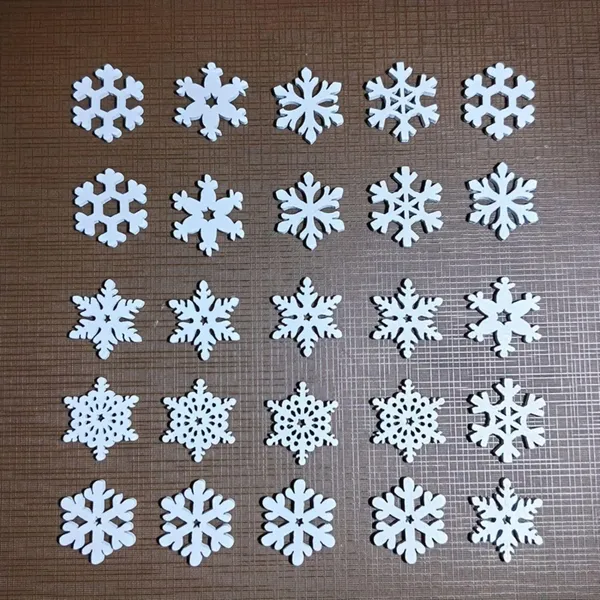 White_White_Felt_Snowflake_Decorations_Diy_And_Craft