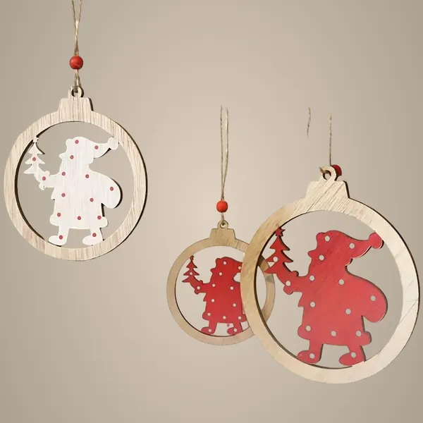 Beige_Wooden_Santa_Claus_Christmas_Ornaments_Diy_And_Craft