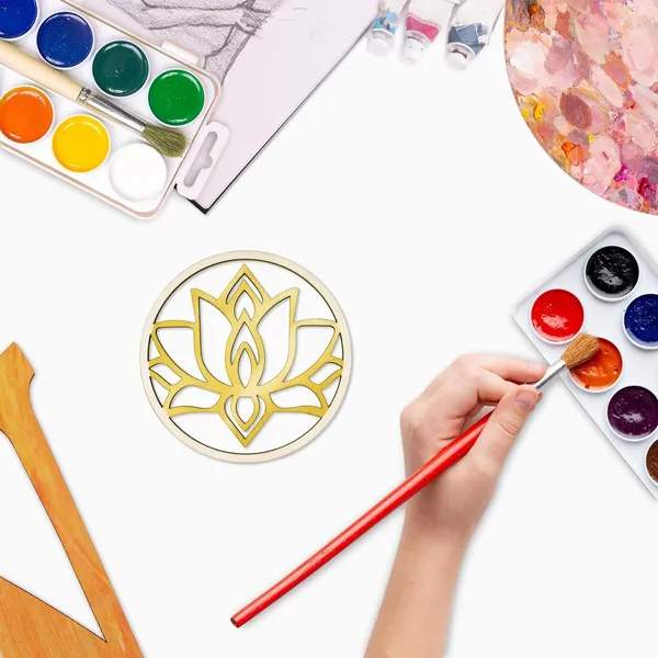Beige_Wooden_Lotus_In_Circle_Cutouts_Diy_And_Craft