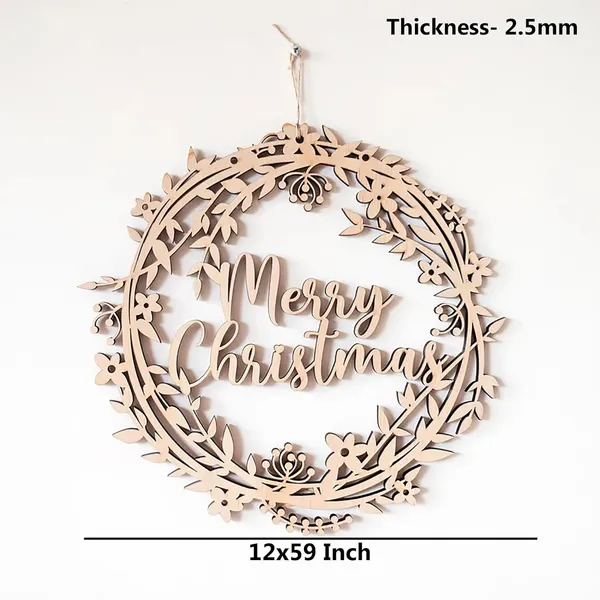 Beige_Wooden_Merry_Christmas_Floral_Wreath_Home_Decor