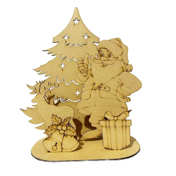Beige_Wooden_Santa_Claus_Christmas_Decoration_Diy_And_Craft