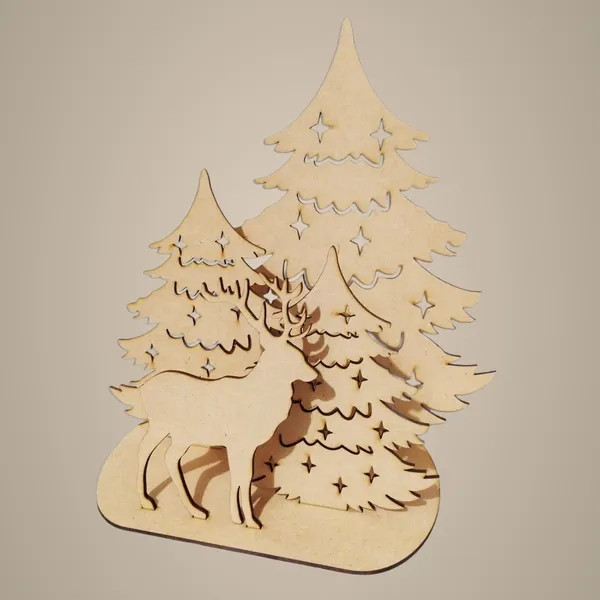 Beige_Mdf_Wooden_Tree_Reindeer_Model_Home_Decor
