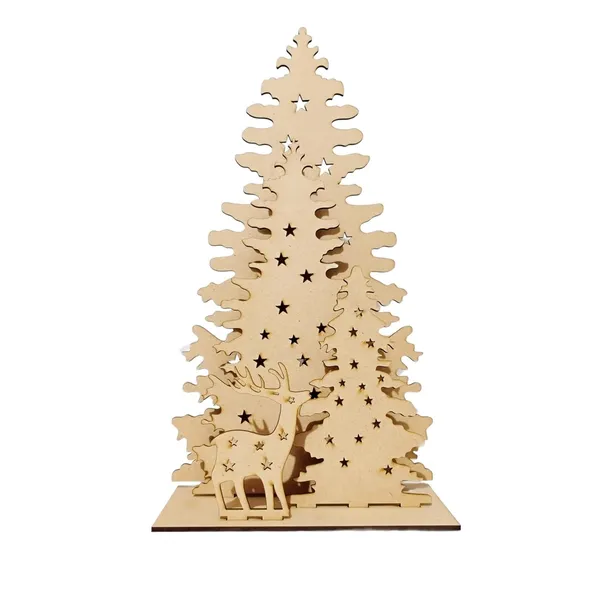 Beige_Wooden_Deer_Home_Decor