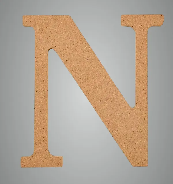 Brown_Mdf_Wooden_Alphabet_Letter_N_Unfinished_Craft_Wood_Letter