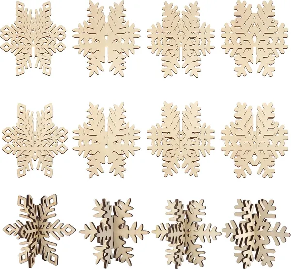 Beige_Diy_D_Snowflake_Wooden_Crafts_Kids