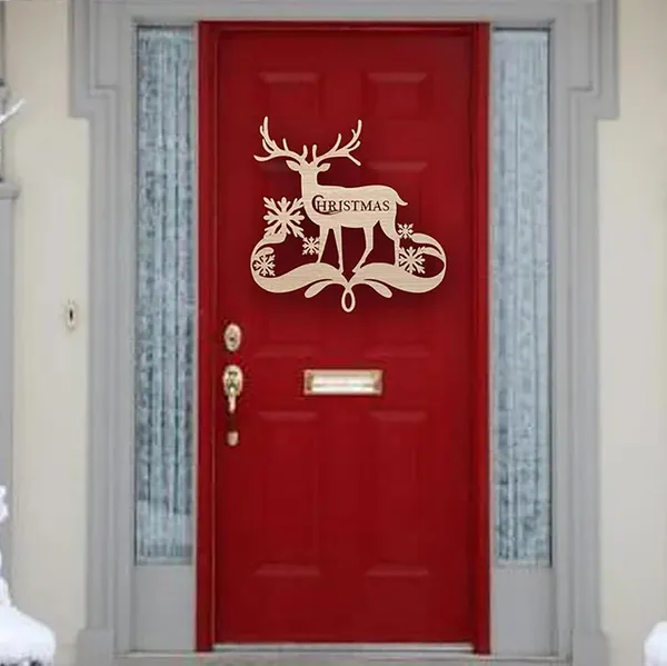 Beige_Wooden_Christmas_Deer_Door_Decor_Home_Decor