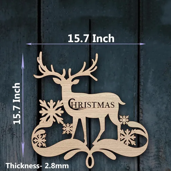 Beige_Wooden_Christmas_Deer_Door_Decor_Home_Decor