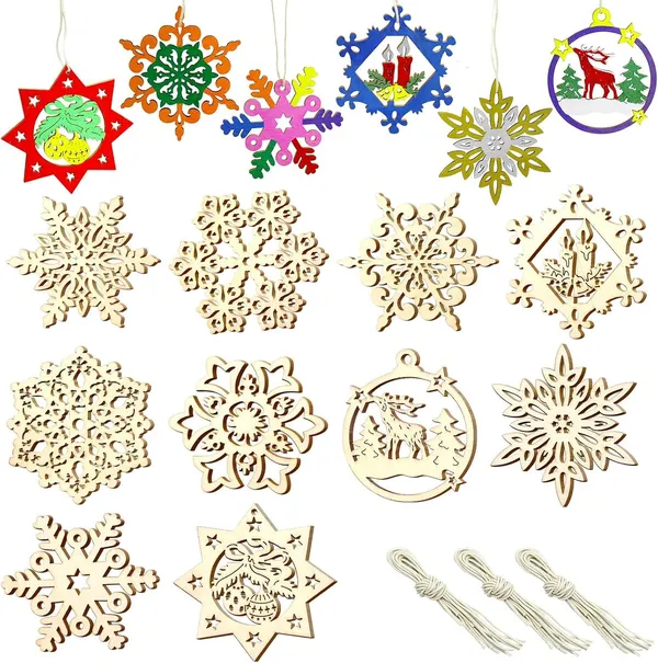 Beige_Wooden_Diy_Christmas_Ornament_Crafts_Kids