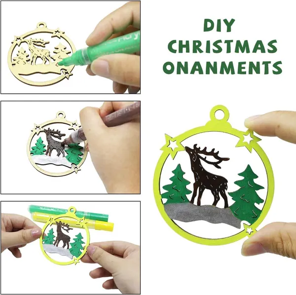 Beige_Wooden_Diy_Christmas_Ornament_Crafts_Kids