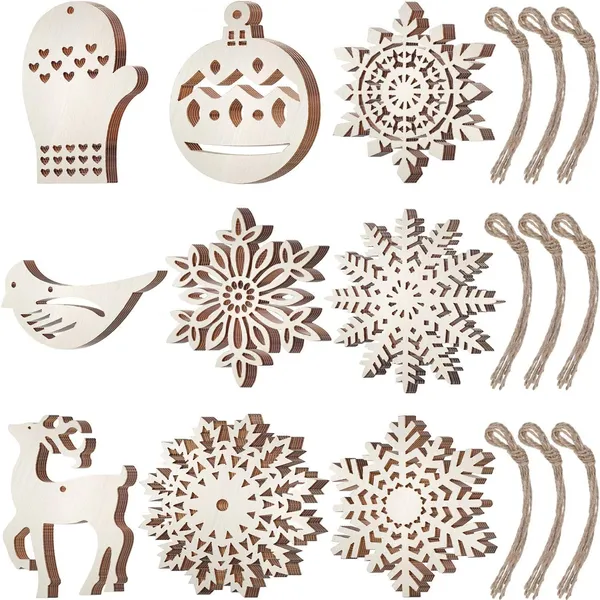 Beige_Christmas_Unfinished_Ornaments_Snowflake_Reindeer_Wooden_Ornaments_Christmas_Hanging_Embellishment_Crafts_General