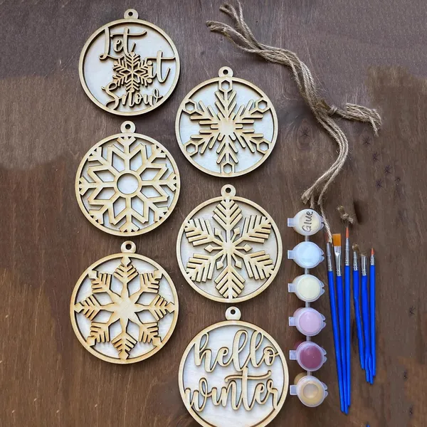 Beige_Diy_Snowflake_Ornaments_Kit_Kids