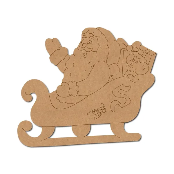 Beige_Santa_Claus_Christmas_Mdf_Cutout_Pre_Marked_Diy_Craft_Board_Kids