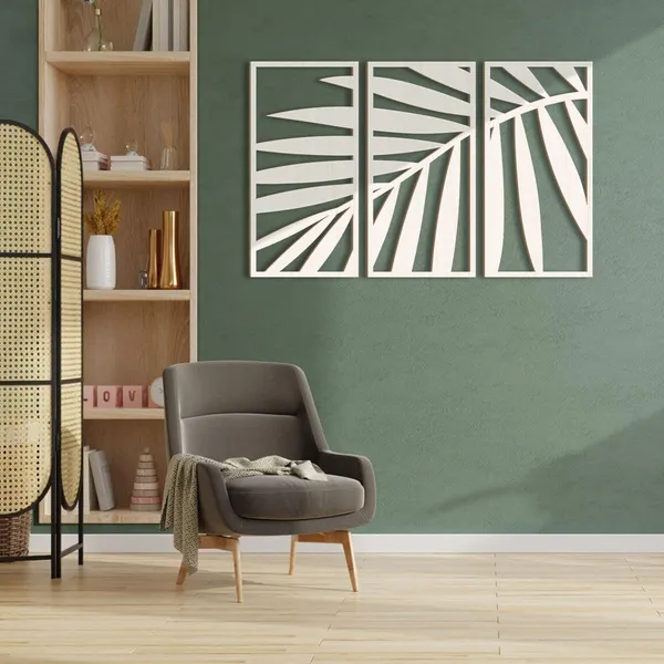 Beige_Wooden_Leaf_Wall_Art_Home_Decor