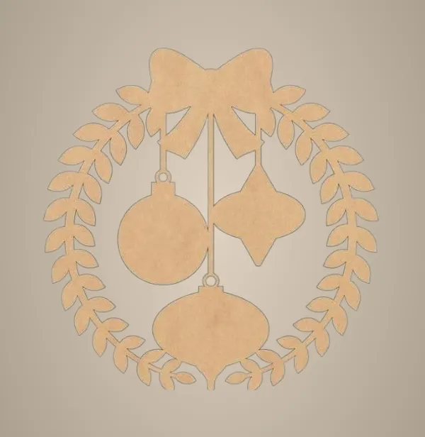 Beige_Mdf_Wreath_Diy_And_Craft