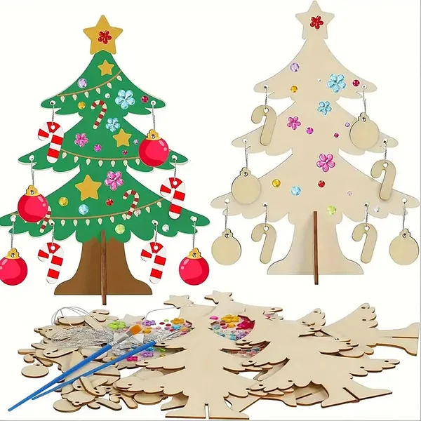 Beige_Pcs_Diy_Wooden_Christmas_Tree_Craft_Kit_Diy_And_Craft