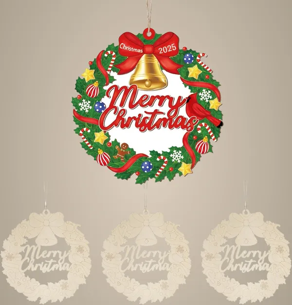 Beige_Wooden_Christmas_Ornaments_To_Paint_Unfinished_Merry_Christmas_Wreaths_Diy_Wood_Crafts_Diy_And_Craft