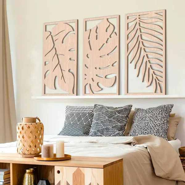 Beige_D_Wood_Art_Wall_Decor_Wooden_Tropical_Palm_Leaves_Wall_Art_Panels_Home_Decor