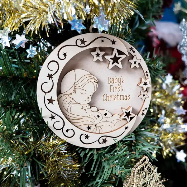 Beige_First_Christmas_Custom_Baby_S_Ornament_Baby