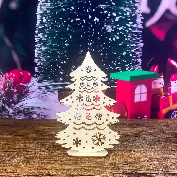 Beige_Cliths_Wooden_Christmas_Tree_Home_Decor
