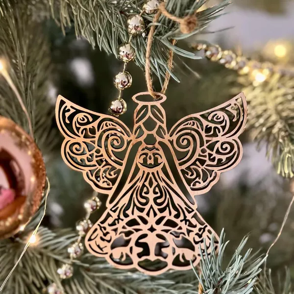 Beige_Wooden_Angel_Christmas_Tree_Ornaments_Diy_And_Craft
