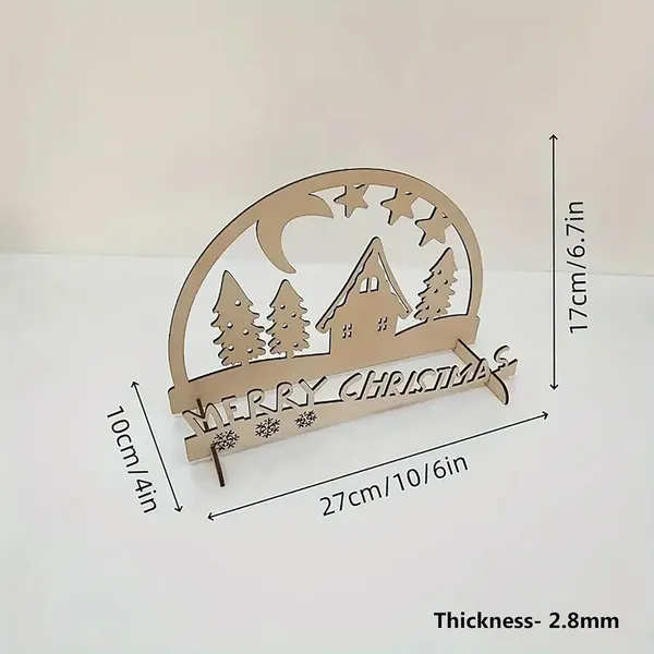 Beige_Christmas_Village_Wooden_Tabletop_Decor_Home_Decor