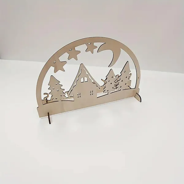 Beige_Christmas_Village_Wooden_Tabletop_Decor_Home_Decor