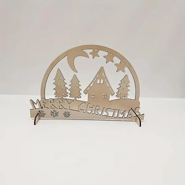 Beige_Christmas_Village_Wooden_Tabletop_Decor_Home_Decor