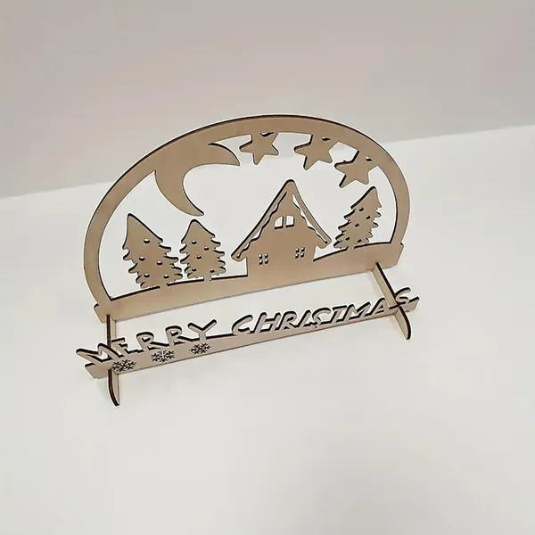 Beige_Christmas_Village_Wooden_Tabletop_Decor_Home_Decor