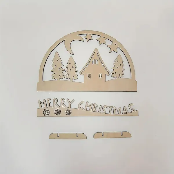 Beige_Christmas_Village_Wooden_Tabletop_Decor_Set_Home_Decor