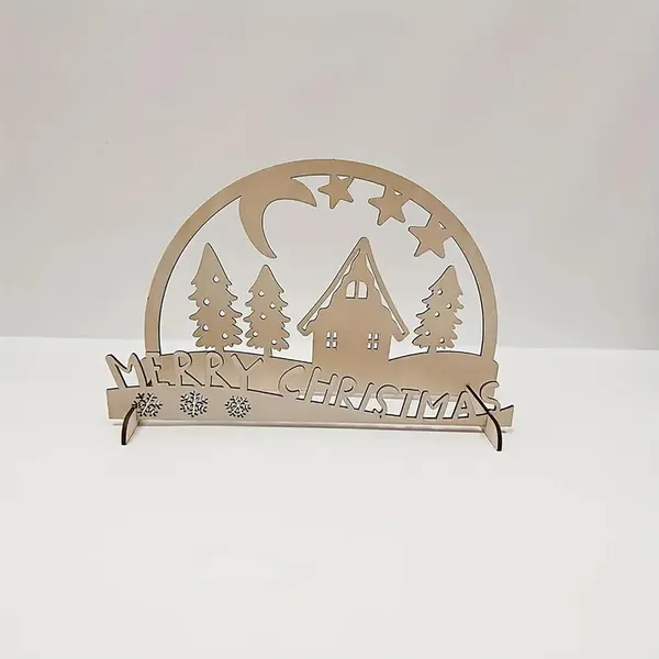 Beige_Christmas_Village_Wooden_Tabletop_Decor_Set_Home_Decor