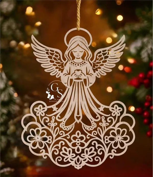 Beige_Christmas_Angel_Ornaments_Diy_And_Craft