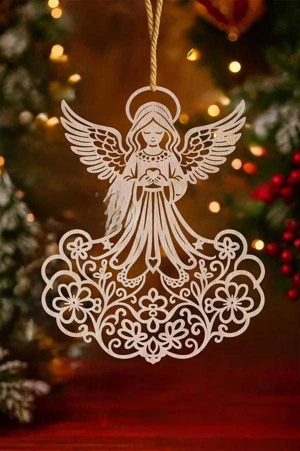 Beige_Christmas_Angel_Ornaments_Diy_And_Craft