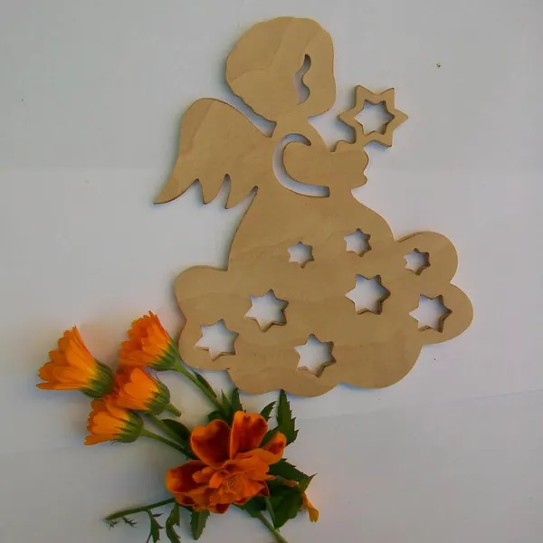 Beige_Angel_Wooden_Diy_Craft_Ornaments_Diy_And_Craft
